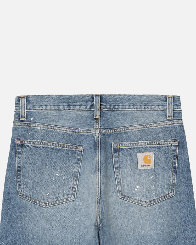 carhartt wip Landon Pant in Blue Destroy Wash blues store four www.bluesstore.co