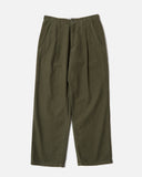 cav empt Brushed Soft Cotton One Tuck Pants in Green blues store www.bluesstore.co