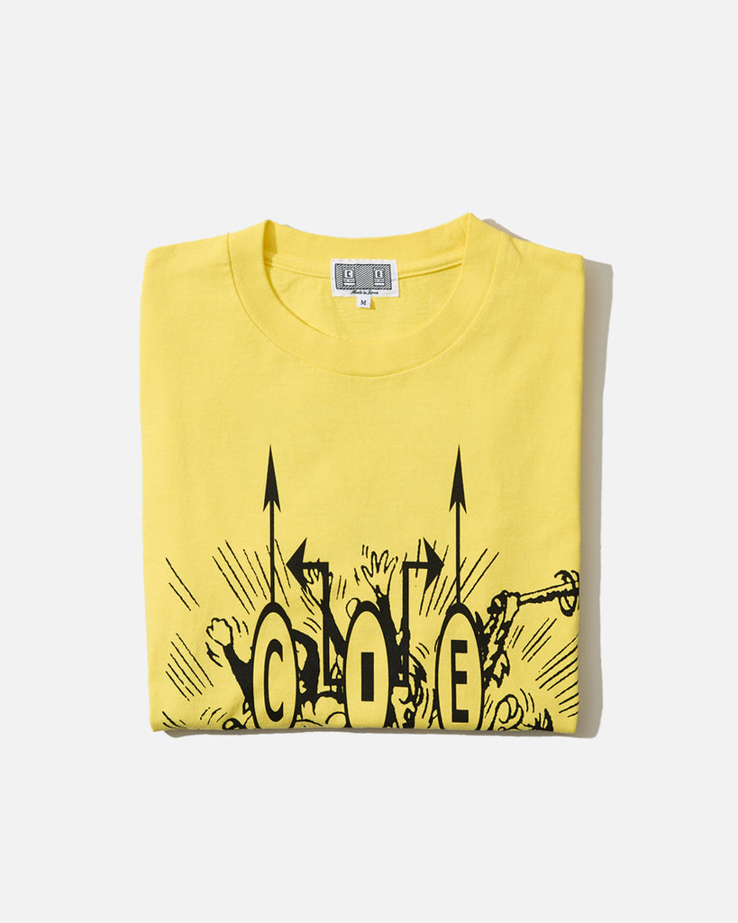 cav empt ss24 Overdye End in Itself T in Yellow blues store www.bluesstore.co