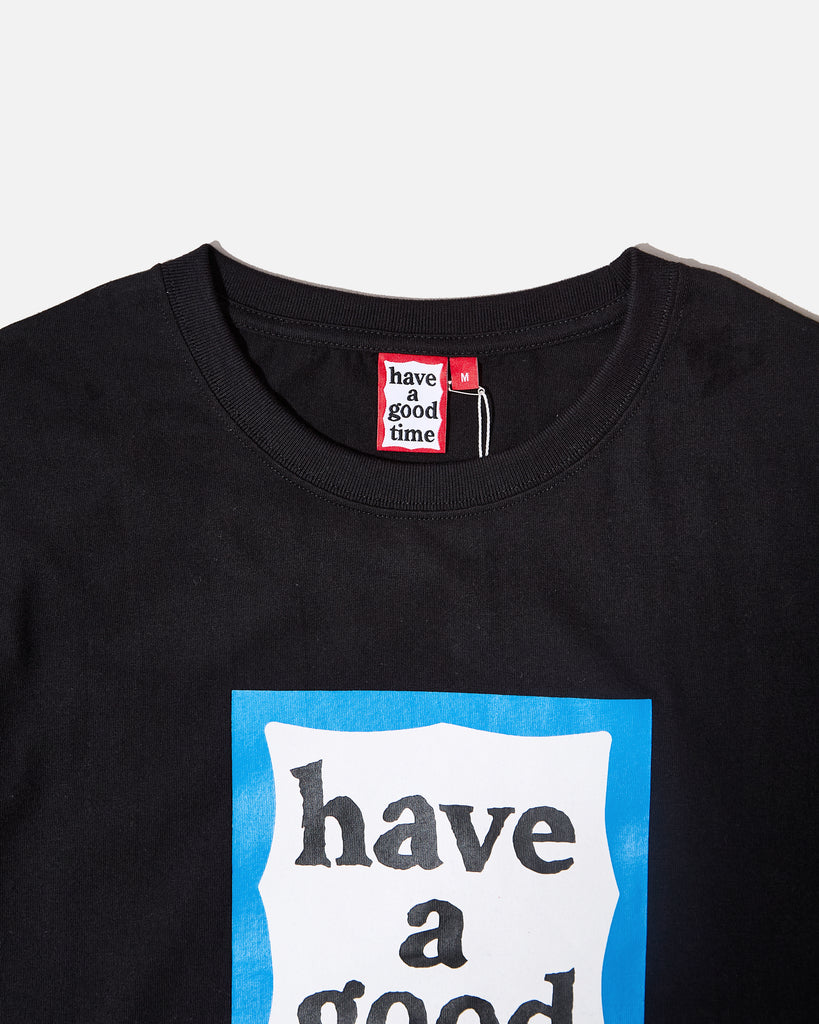 have a good time Blue Frame S/S Tee in Black blues store www.bluesstore.co