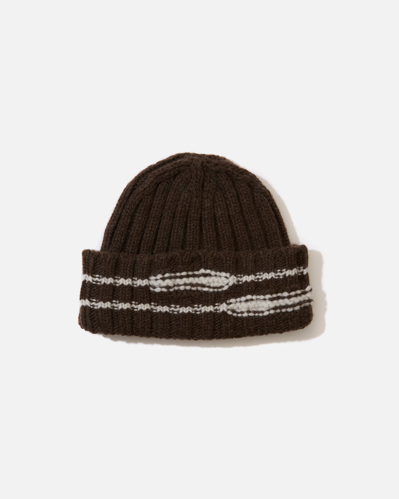 mfpen Court Beanie in Dark Brown blues store www.bluesstore.co