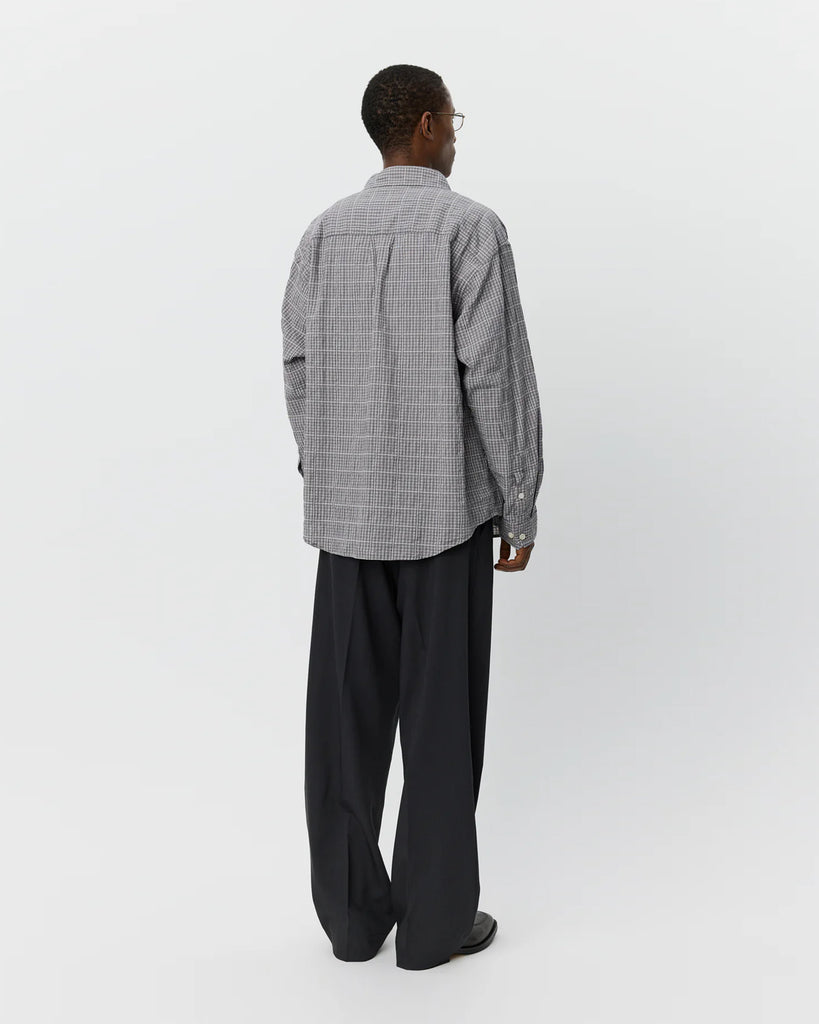 mfpen Executive shirt in Grey Textured Shirt blues store www.bluesstore.co