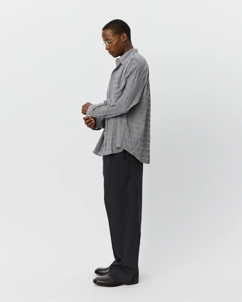 mfpen Executive shirt in Grey Textured Shirt blues store www.bluesstore.co