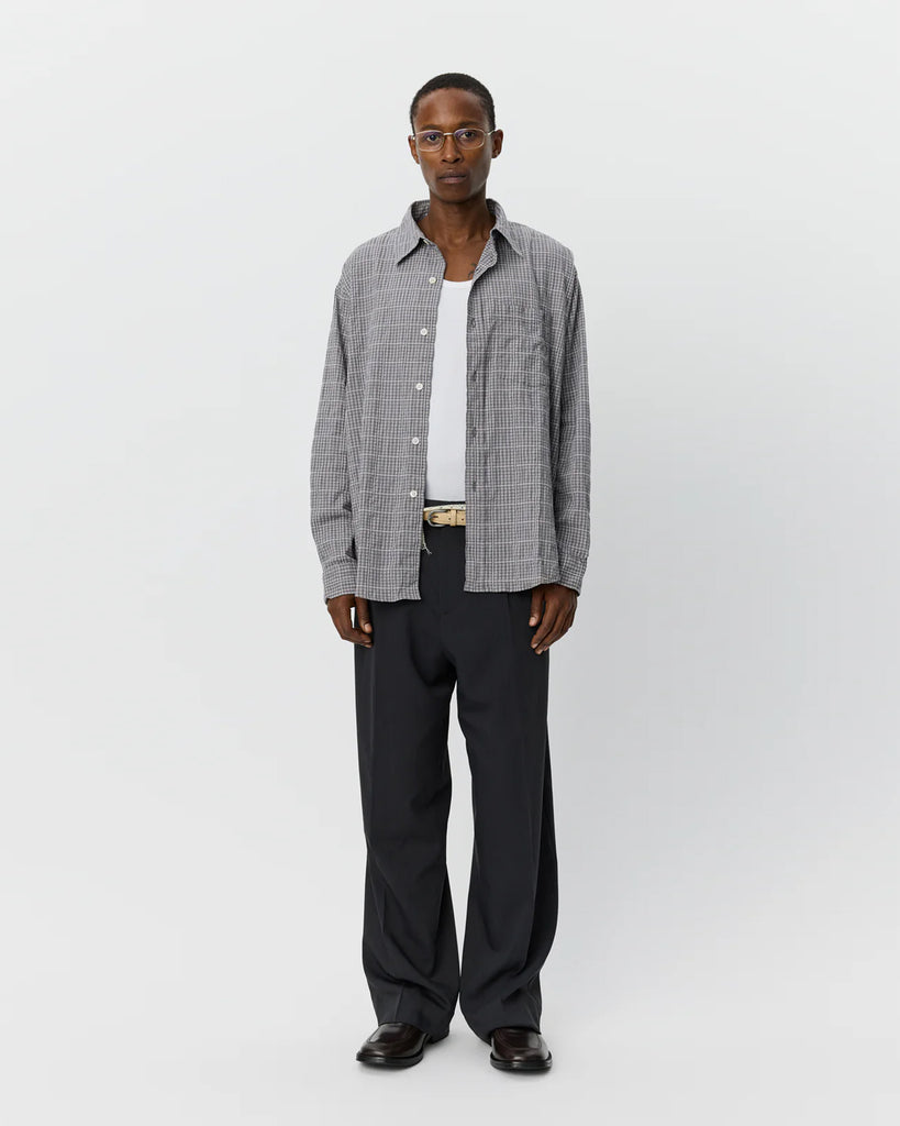 mfpen Executive shirt in Grey Textured Shirt blues store www.bluesstore.co