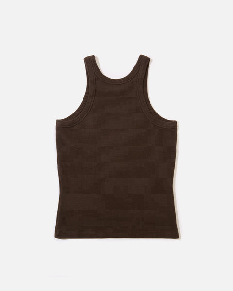 mfpen Leisure Tank Top in Dark Brown blues store www.bluesstore.co