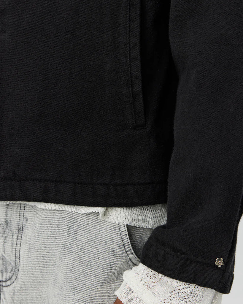 mfpen Painters Jacket in Brushed Black blues store www.bluesstore.co