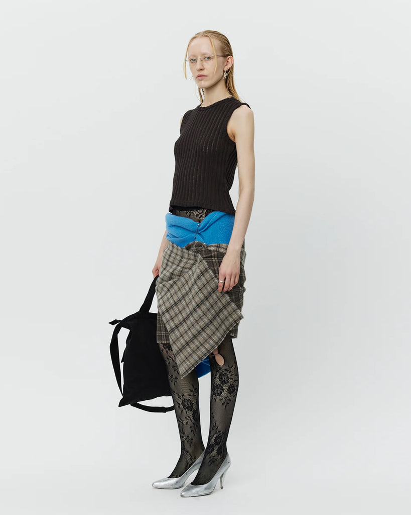 mfpen Vacant Top - Dark Brown Ajour Stripe blues store www.bluesstore.co