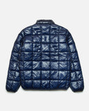 Quilted Reversible Puffer Jacket in Navy / Drizzle from the Pop Trading Company Autumn / Winter 2023 collection blues store www.bluesstore.co