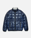 Quilted Reversible Puffer Jacket in Navy / Drizzle from the Pop Trading Company Autumn / Winter 2023 collection blues store www.bluesstore.co