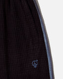 sexhippies Grid Fleece Shorts in Black blues store www.bluesstore.co