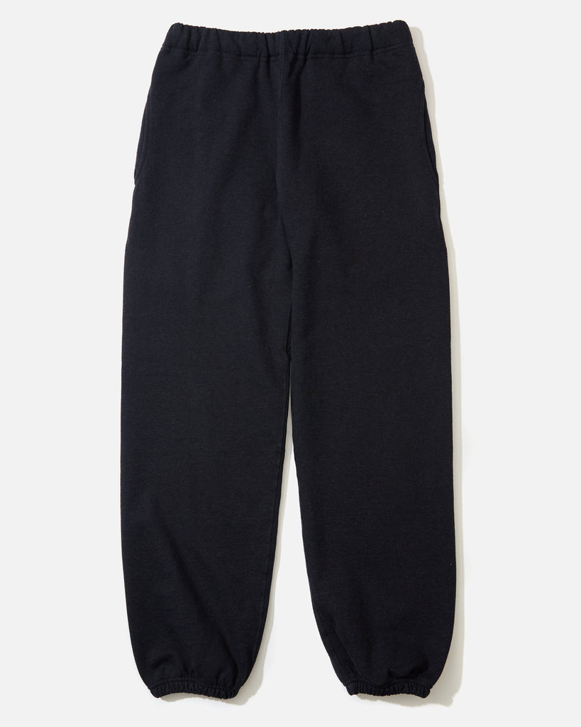 snow peak AW24 Recycled Cotton Sweat Pants in Black blues store www.bluesstore.co