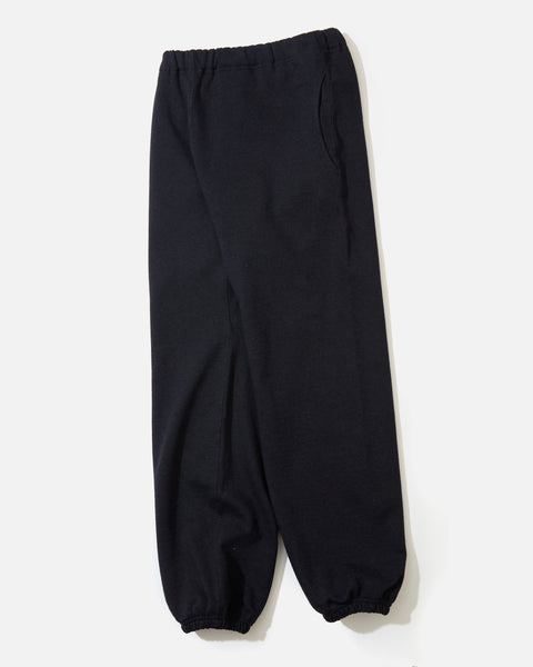 snow peak AW24 Recycled Cotton Sweat Pants in Black blues store www.bluesstore.co