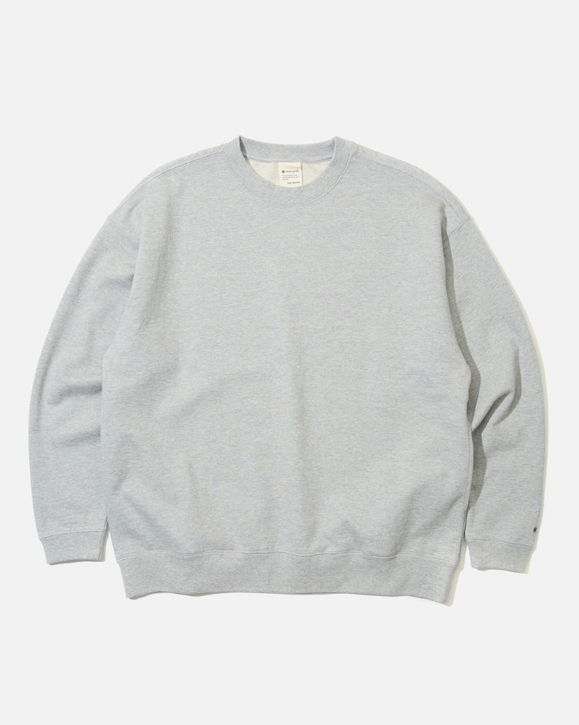 snow peak Grey Recycled Cotton Crew Neck Sweatshirt blues store www.bluesstore.co