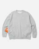 snow peak Grey Recycled Cotton Crew Neck Sweatshirt blues store www.bluesstore.co