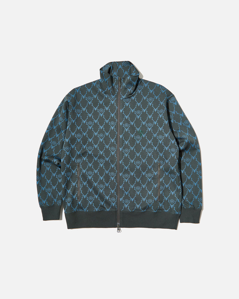 south2 west8 Trainer Jacket Poly Jq. / Skull & Target in Green blues store www.bluesstore.co