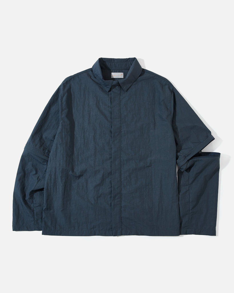 sturla Mens Zip Sleeve Shirt in Slate Grey blues store www.bluesstore.co