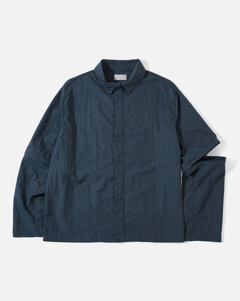 sturla Mens Zip Sleeve Shirt in Slate Grey blues store www.bluesstore.co