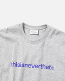 T-Logo Longsleeve T-shirt in Heather Grey from the thisisneverthat blues store www.bluesstore.co