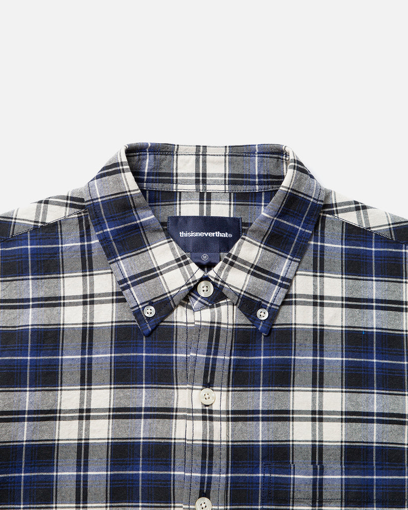 T.N.T Plaid Shirt in Navy from the thisisneverthat blues store www.bluesstore.co