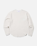 unused aw24 US2451 Waffle Knit Pullover in Ecru blues store www.bluesstore.co