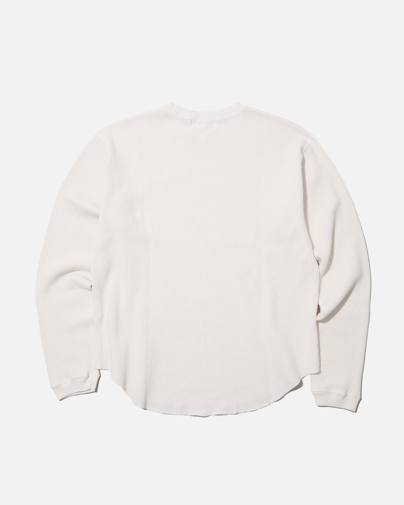 unused aw24 US2451 Waffle Knit Pullover in Ecru blues store www.bluesstore.co