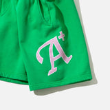 A+ Message A+ Terry Shorts in Double Mint blues store www.bluesstore.co