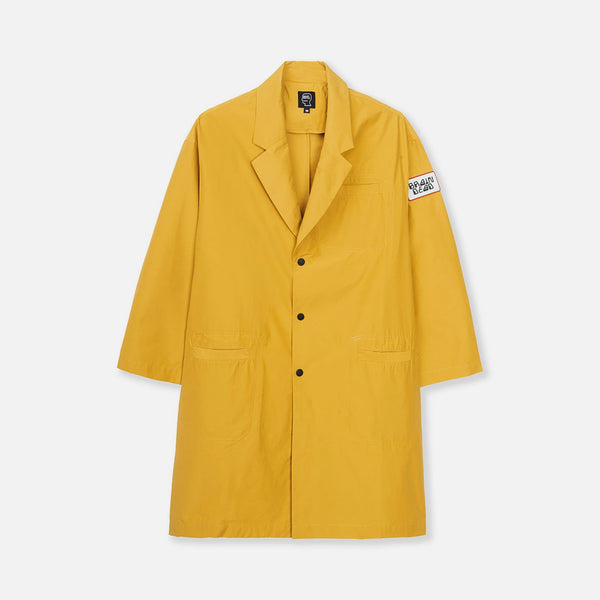 Laboratory Topcoat in Golden Yellow from Brain Dead Blues Store www.bluesstore.co