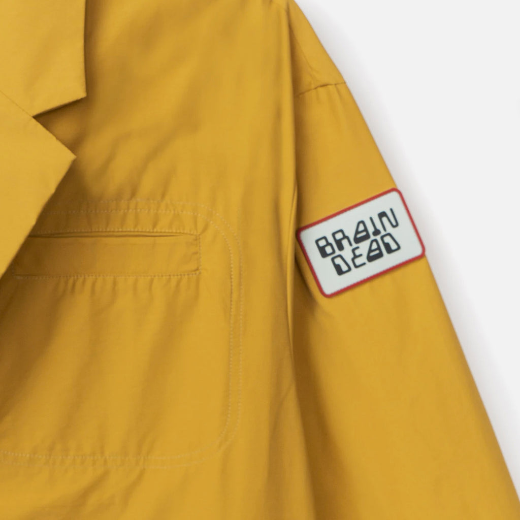 Laboratory Topcoat in Golden Yellow from Brain Dead Blues Store www.bluesstore.co