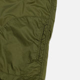 Engineered Garments Cagoule Shirt in Olive Nylon Micro Ripstop blues store www.bluesstore.co