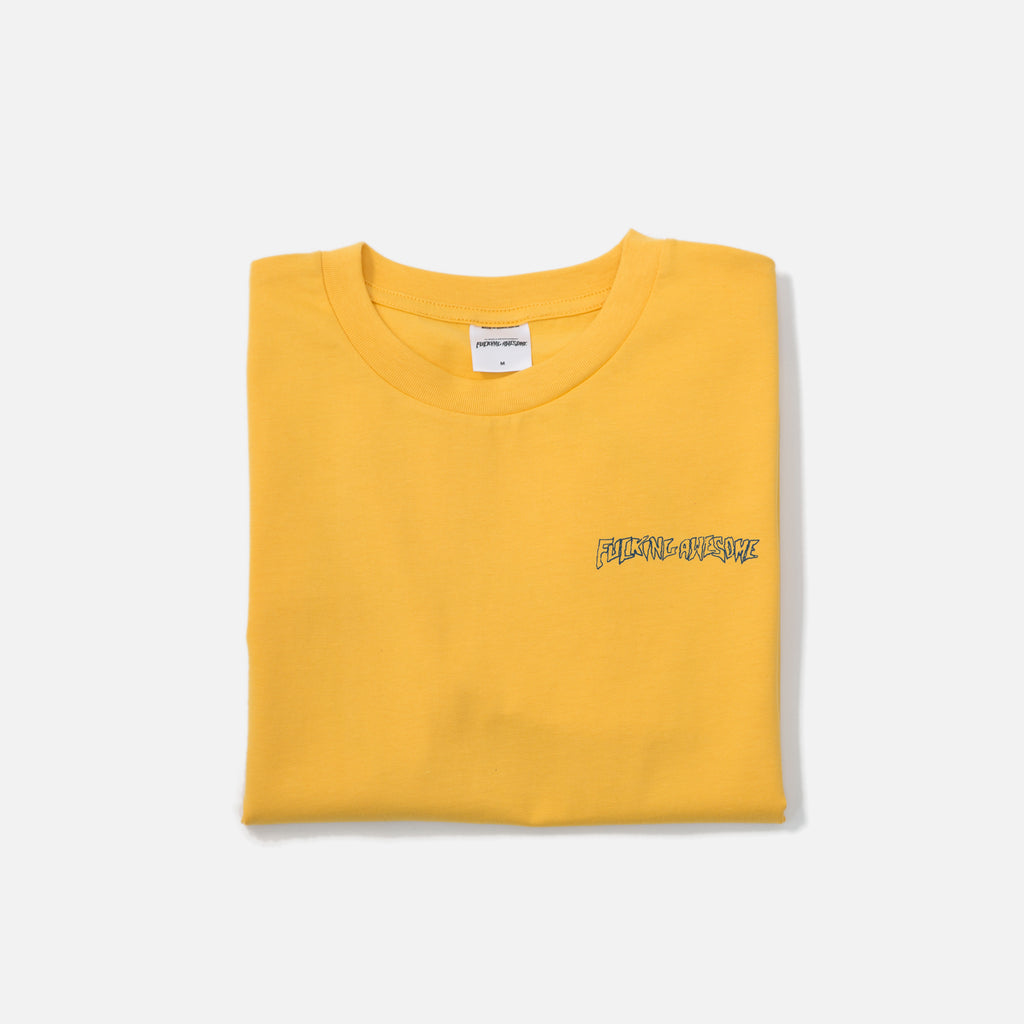 Fucking Awesome Finis T-shirt in Yellow blues store www.bluesstore.co