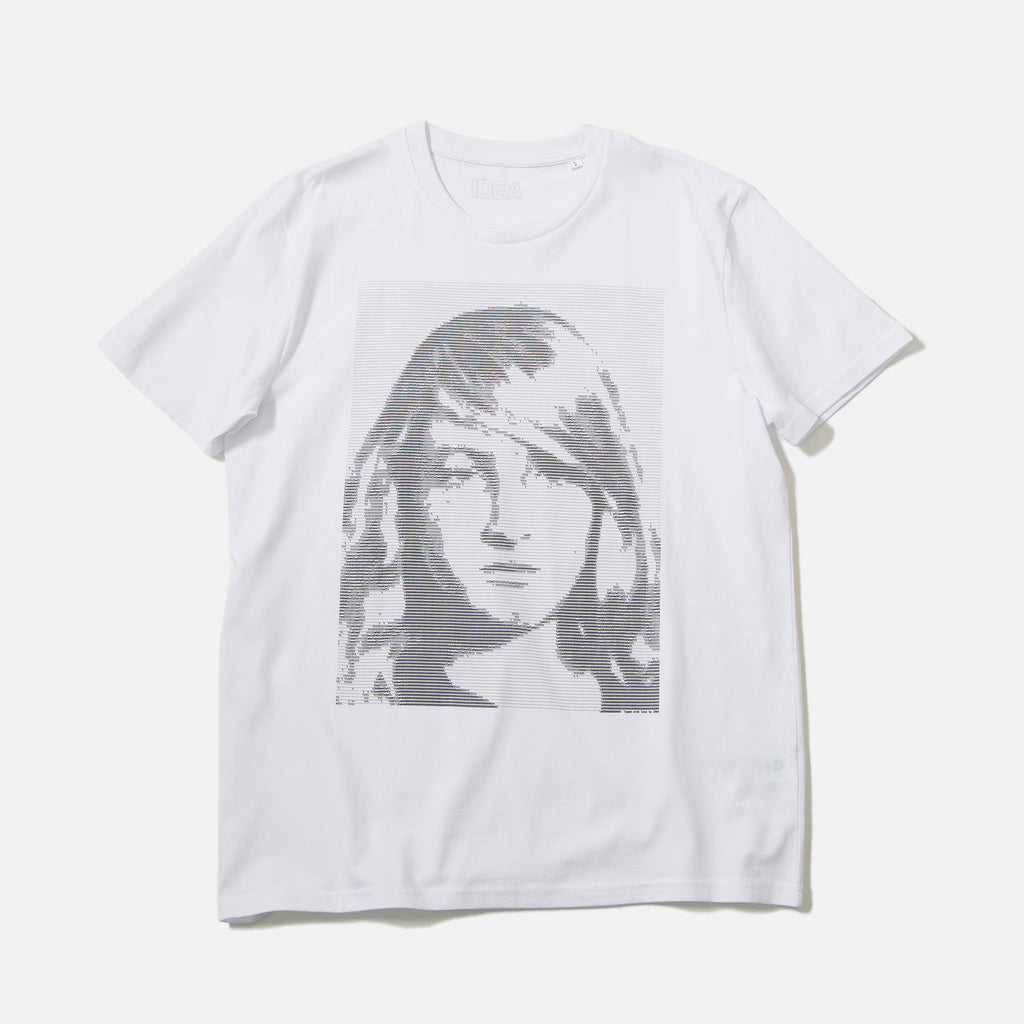 Sean Type t-shirt in white from IDEA books blues store www.bluesstore.co