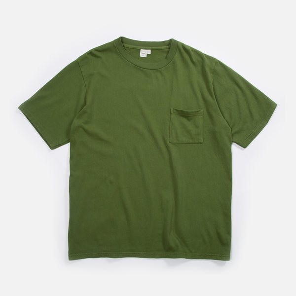 Paa Short Sleeve Pocket T-Shirt in Moss Blues Store