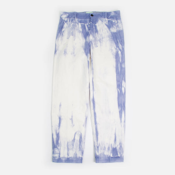 Tie Dye Chino in custom Purple / White Tie Dye from Aries Spring / Summer 2020 collection blues store www.bluesstore.co