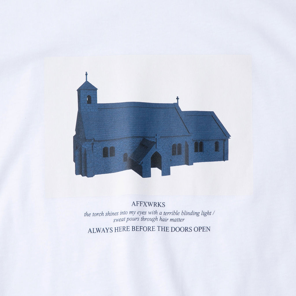 Doors t-shirt in white from AFFXWRKS blues store www.bluesstore.co