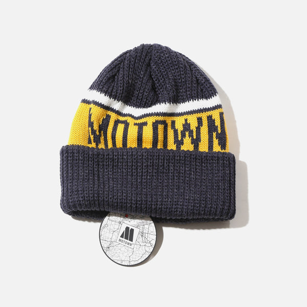 Better Gift Shop + Motown Knit Beanie in Navy blues store www.bluesstore.co