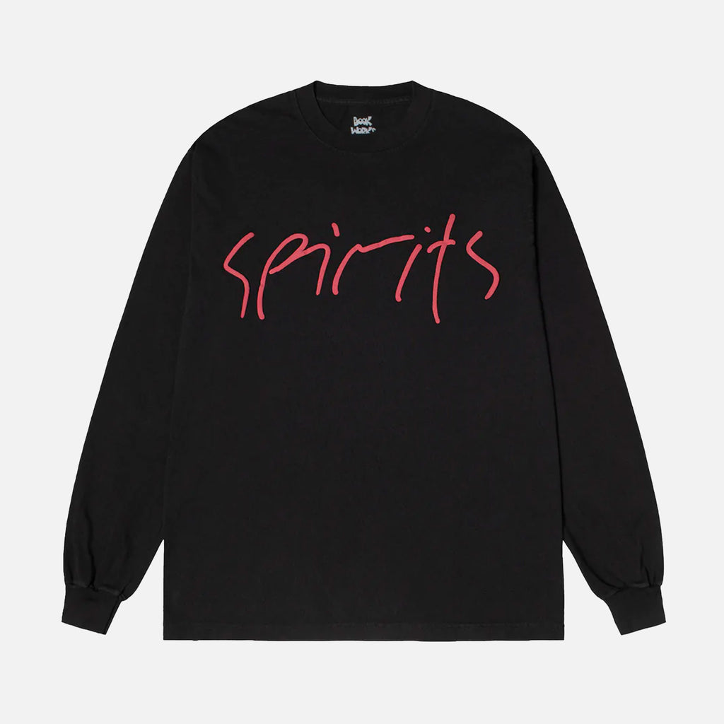 Spirits Long Sleeve T-shirt in Black from the Book Works Fall 2022 collection blues store www.bluesstore.co