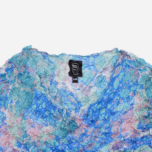Women's Marble Bubble Shrink Shirt in Blue from Brain Dead blues store www.bluesstore.co