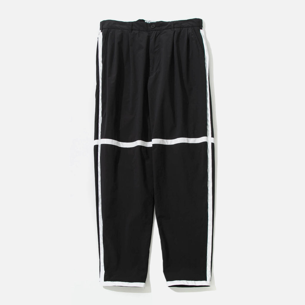 Taped TN Two Tuck Pants in Black from the Cav Empt blues store www.bluesstore.co