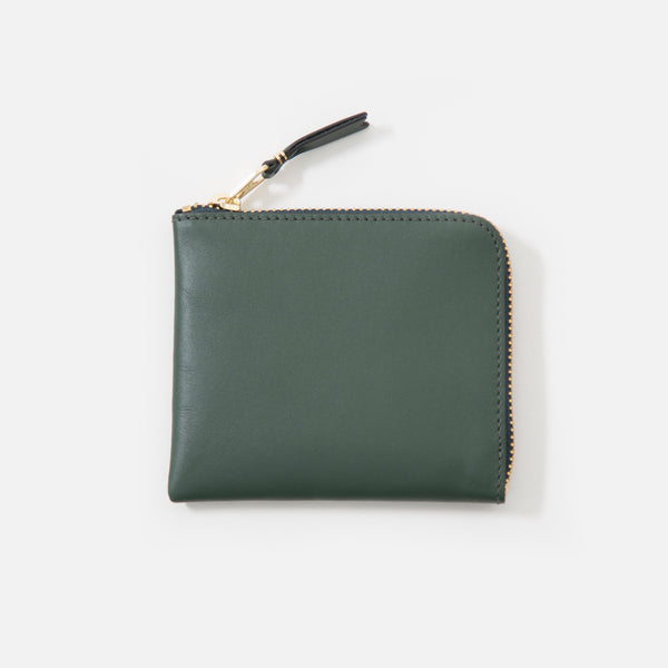 Comme des Garcons Classic Leather Wallet in Bottle Green SA3100 blues store www.bluesstore.co