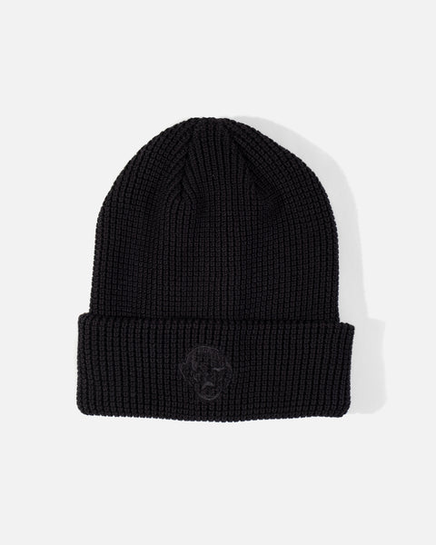 Waffle Knit Beanie in Black from the Dancer Spring / Summer 2023 collection blues store www.bluesstore.co