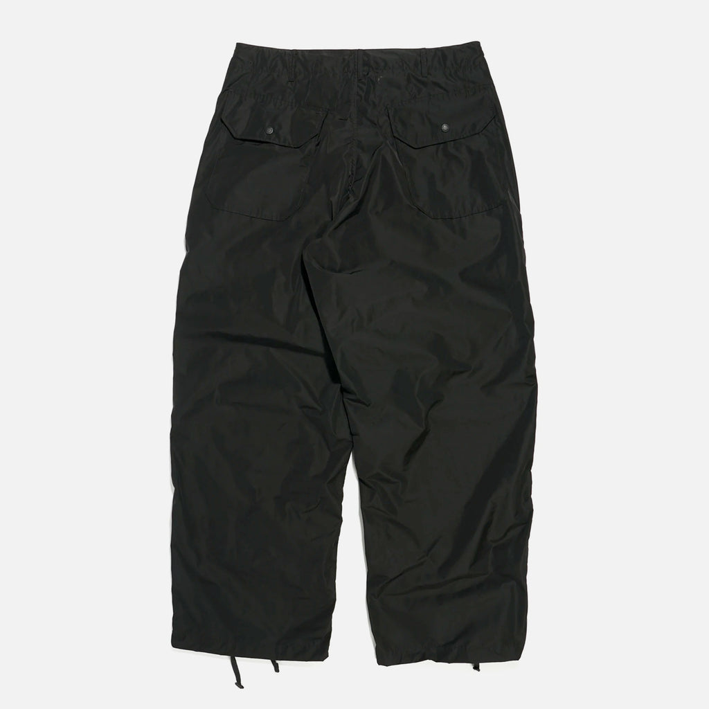 Engineered Garments Over Pant in Black Memory Polyester from the brands Spring 2022 collection blues store www.bluesstore.co