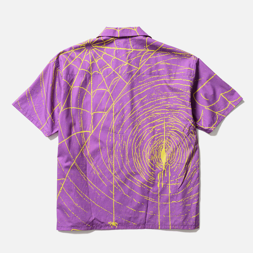 Fortress Solitude short sleeve Spider Shirt in purple blues store www.bluesstore.co