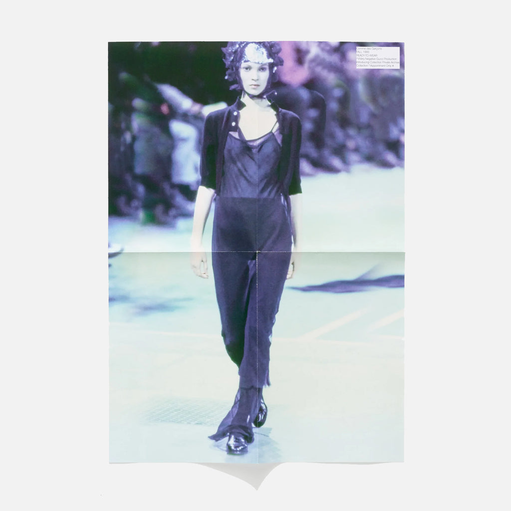 Poster Comme des Garçons, Fall 1993, Ready To Wear by Vvery Negative Gucci Production blues store www.bluesstore.co