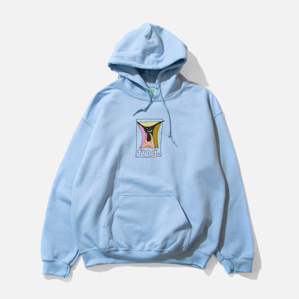 Jumpy Punk Logo Hoodie in Light Blue from Frog Skateboards blues store www.bluesstore.co