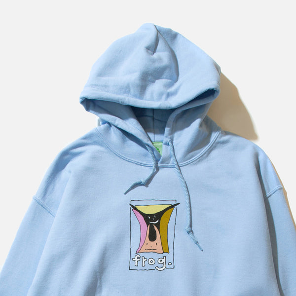 Jumpy Punk Logo Hoodie in Light Blue from Frog Skateboards blues store www.bluesstore.co