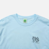 Surf Turtle Long Sleeve T-shirt in Water Blue from Frog Skateboards blues store www.bluesstore.co