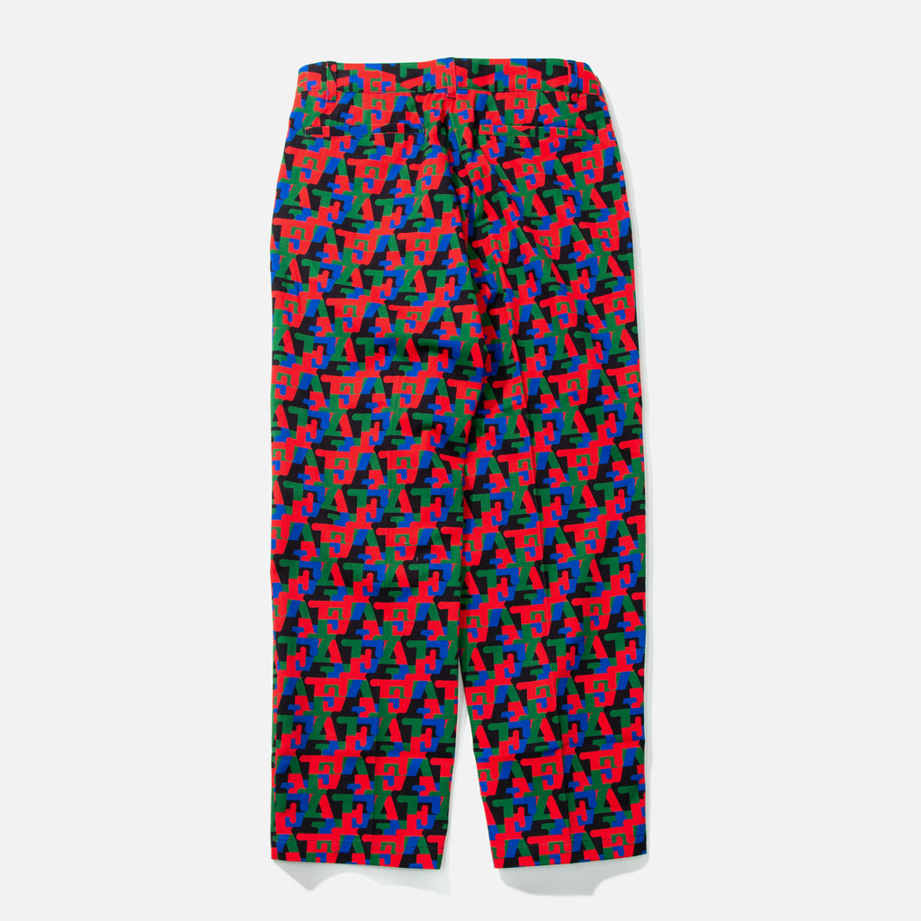 Graphic Work Pant with primary colours allover print from Fucking Awesome blues store www.bluesstore.co
