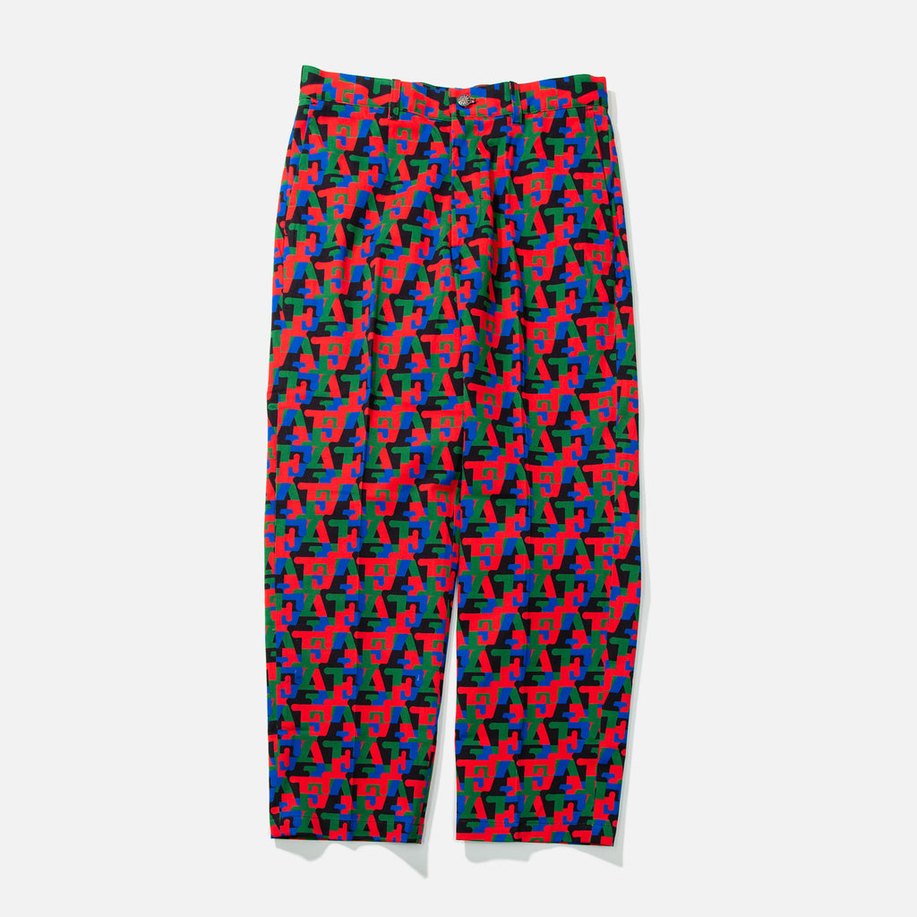 Graphic Work Pant with primary colours allover print from Fucking Awesome blues store www.bluesstore.co