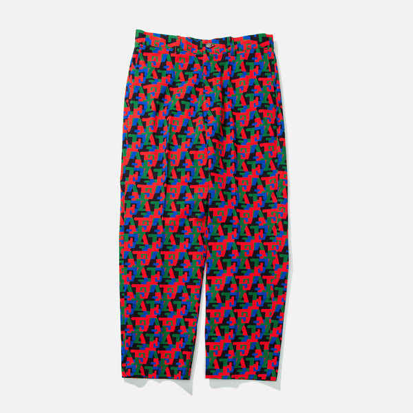 Graphic Work Pant with primary colours allover print from Fucking Awesome blues store www.bluesstore.co