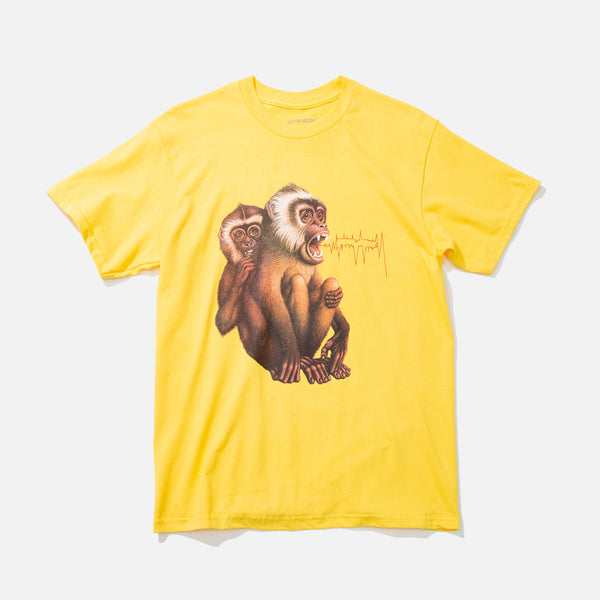 Monkey Radar T-shirt in Daisy from Fucking Awesome blues store www.bluesstore.co